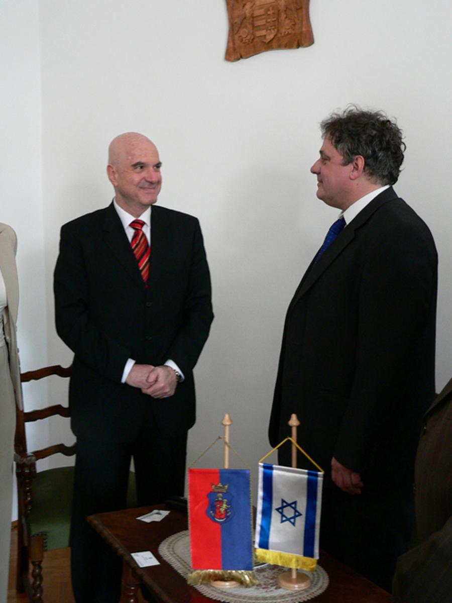 H.E. Ilan Mor, The Ambassador Of The State Of Israel Visited Vác And Százhalombatta