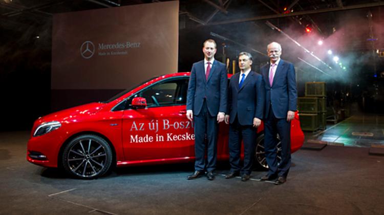 Mercedes Plant In C Hungary Outstanding Achievement, Says PM