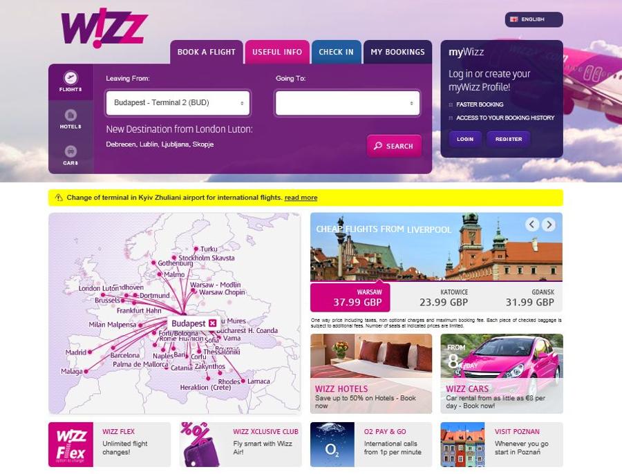 Wizz Air Introduces New Wizzair.com
