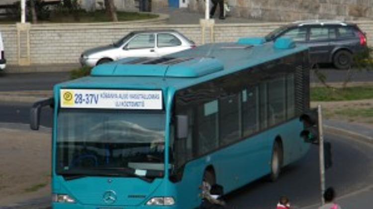 Budapest Transportation Center Paints Dark Blue Buses Light Blue