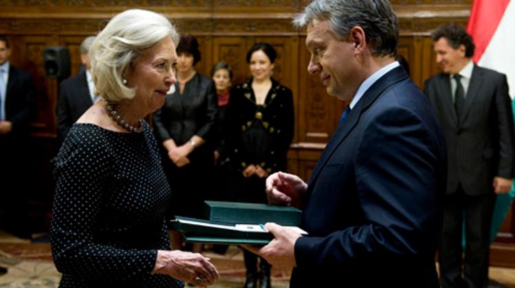 Lady Valerie Solti Awarded The Hungarian Order Of Merit By Prime Minister Orbán