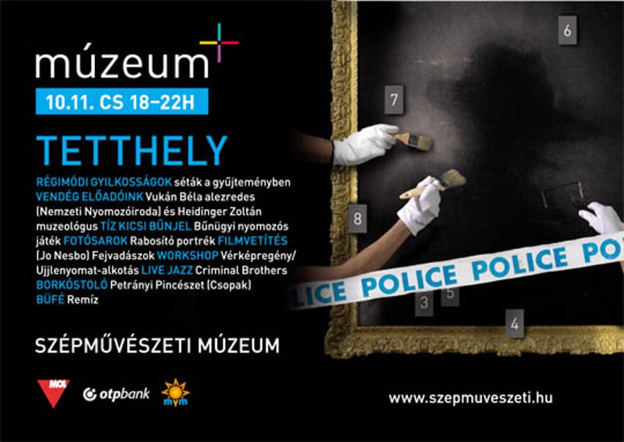Invitation: 'Múzeum+' Event, Museum Of Fine Arts Budapest, 11 October