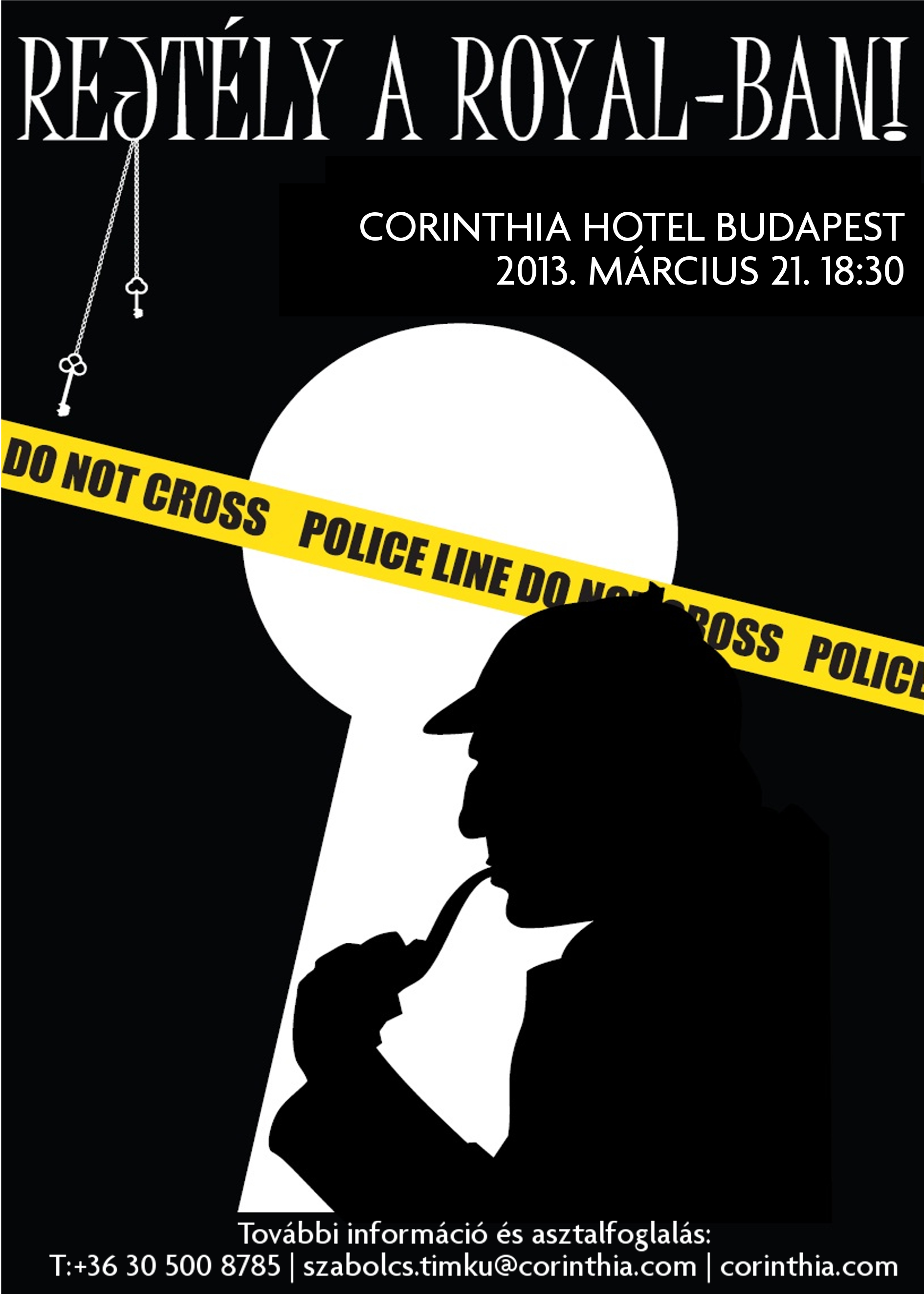 'Mystery Of Royal' Event, Corinthia Budapest, 21 March