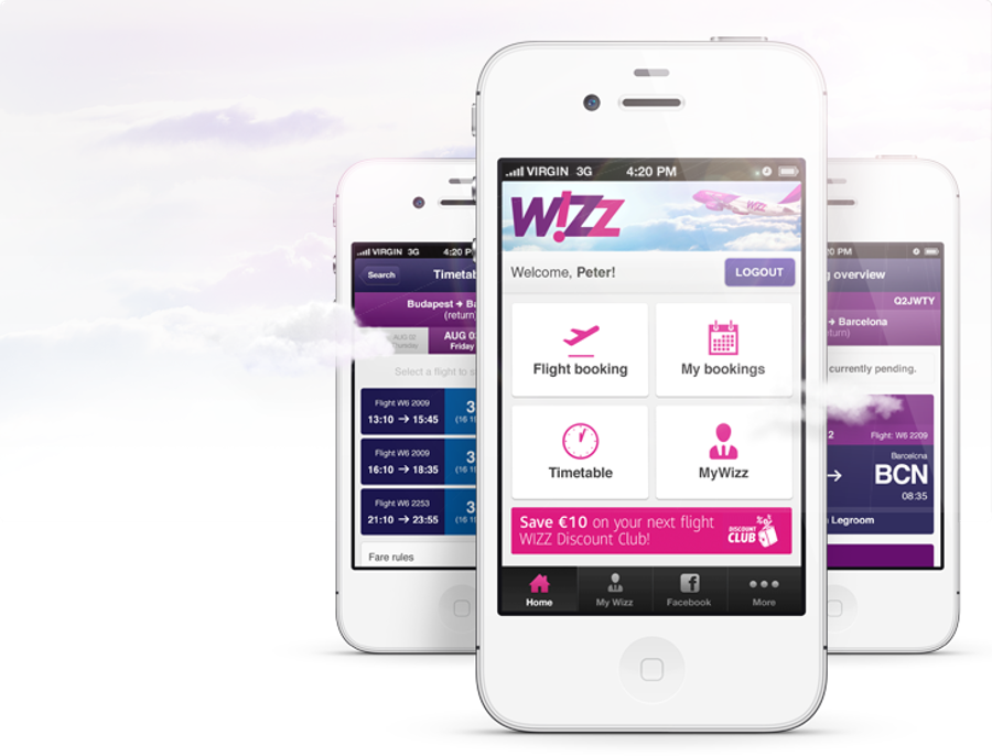 Fly With Wizz Air Via Your iPhone