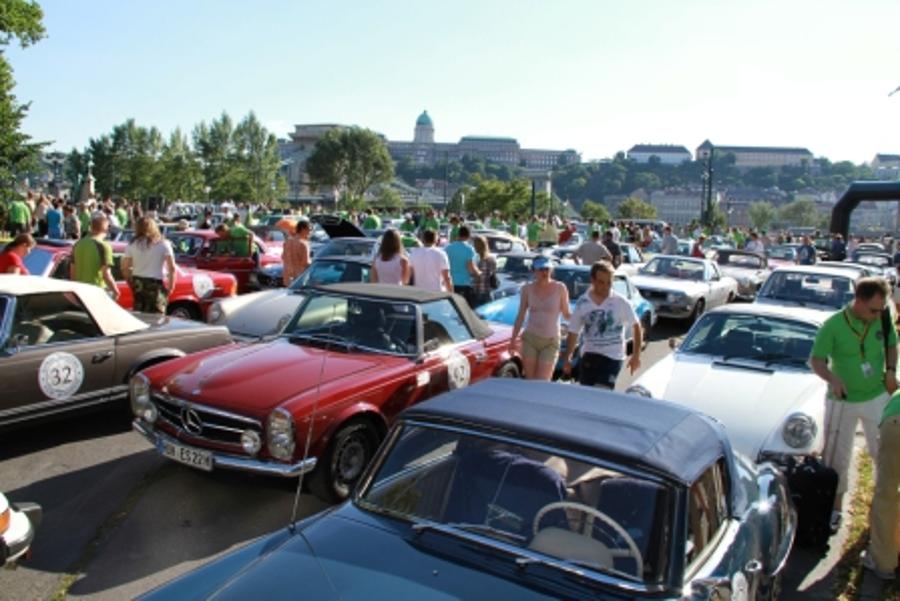Old Timer Rarities At Széchenyi Square In Budapest, 6 July