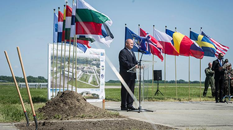 Cornerstone Of New Heavy Airlift Wing Hangar Complex Laid In Pápa, Hungary