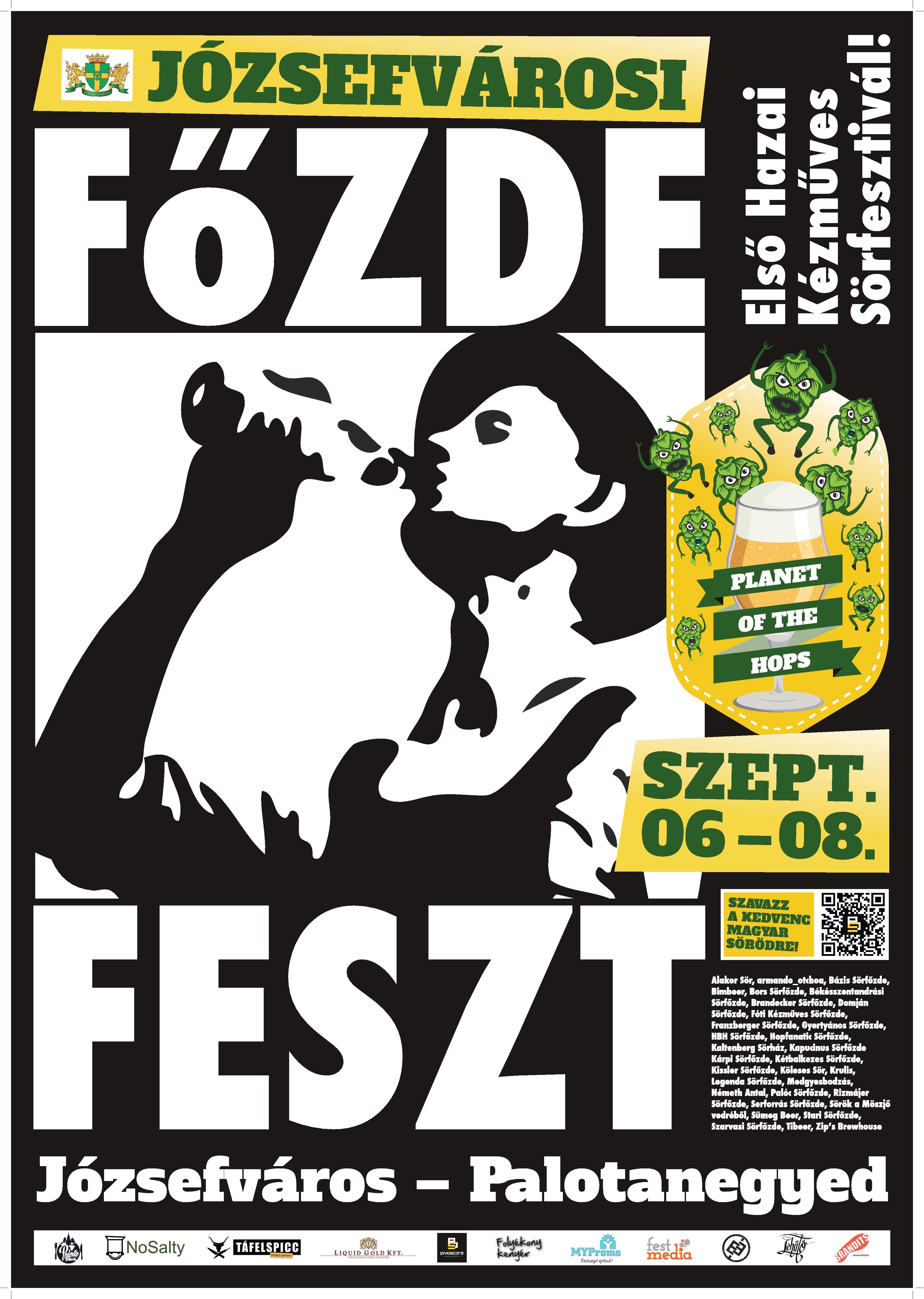 Invitation: Főzdefeszt  - Craft-Beer Festival, Budapest, 6 - 8 September