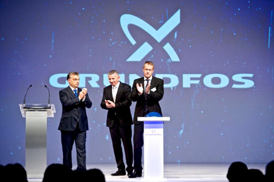Prime Minister Inaugurates New Grundfos Plant In Székesfehérvár