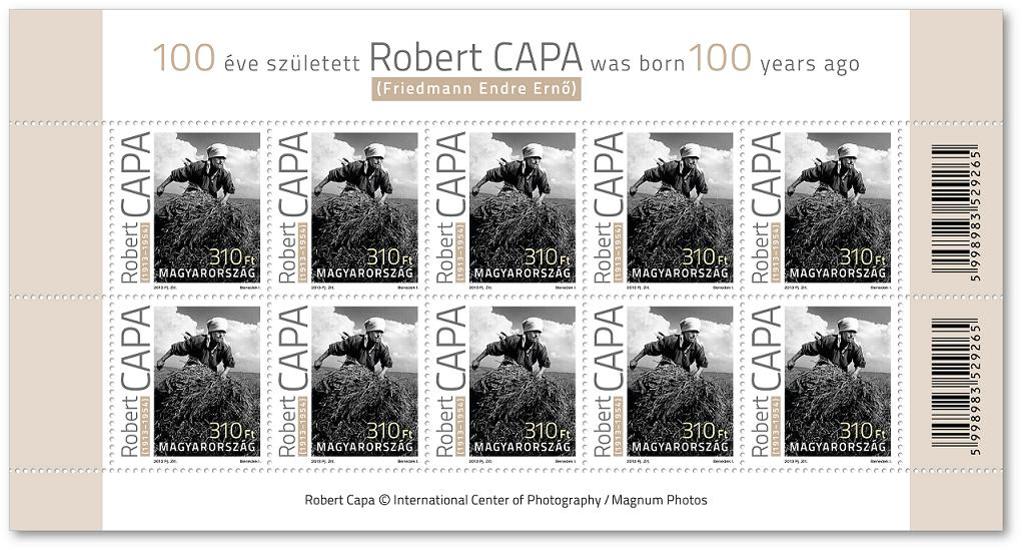 Robert Capa Stamps Available In Hungary