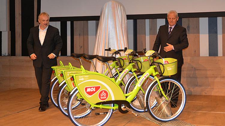 Bicycles Of MOL Bubi Public Bicycle System Have Been Introduced In Budapest