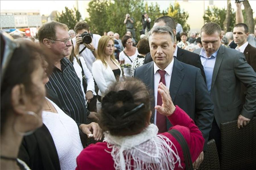 Hungarian PM Orbán Campaigns In Socialist Cities