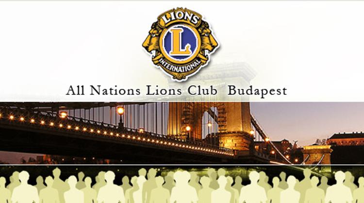 Invitation: All Nations Lions Club Gala, Italian Institute Of Culture In Budapest, 5 March