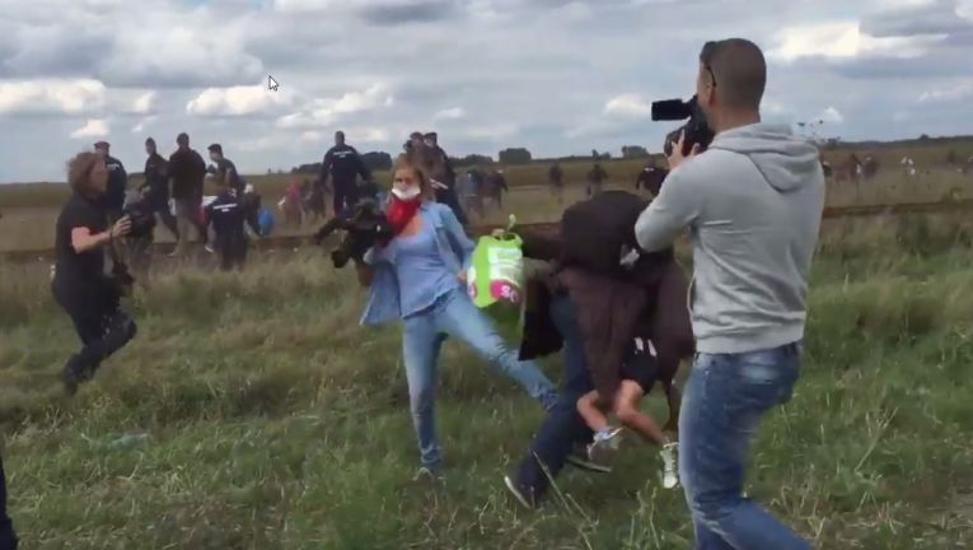 Prosecution Orders Investigation Over Hungarian Camerawoman Seen Tripping Migrants