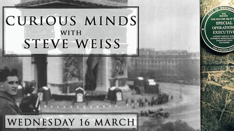 Curious Minds With Steve Weiss, Brody Studios Budapest, 10 March