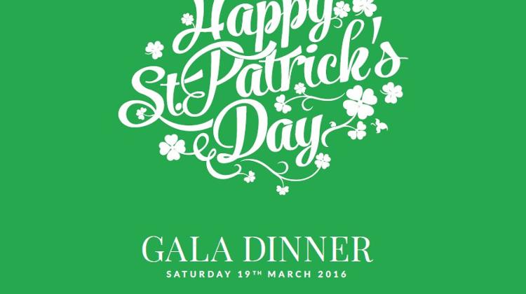 St Patrick’s Day Gala Dinner In Budapest, 19 March