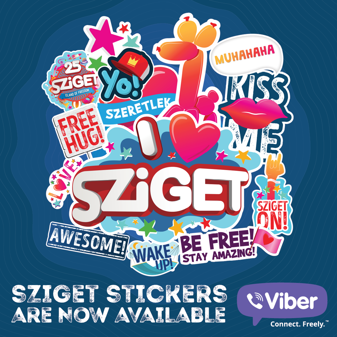 Sziget Festival Stickers Now Available On Viber