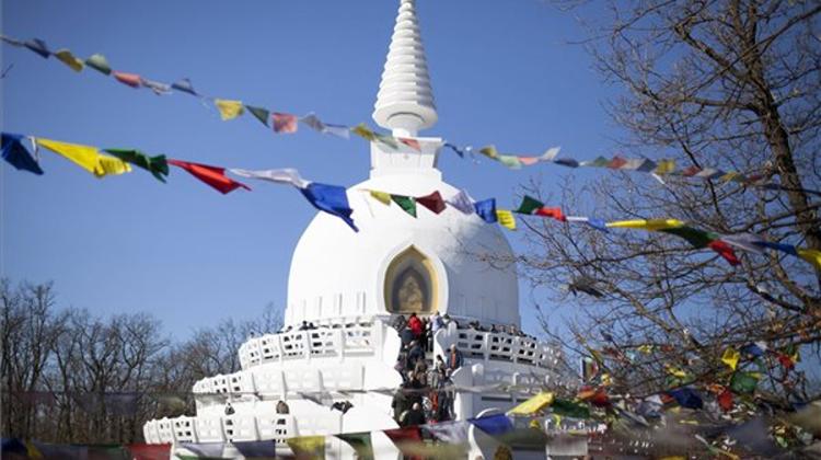 Fifty Prayer Wheels Unveiled In Zalaszántó Buddhist Stupa