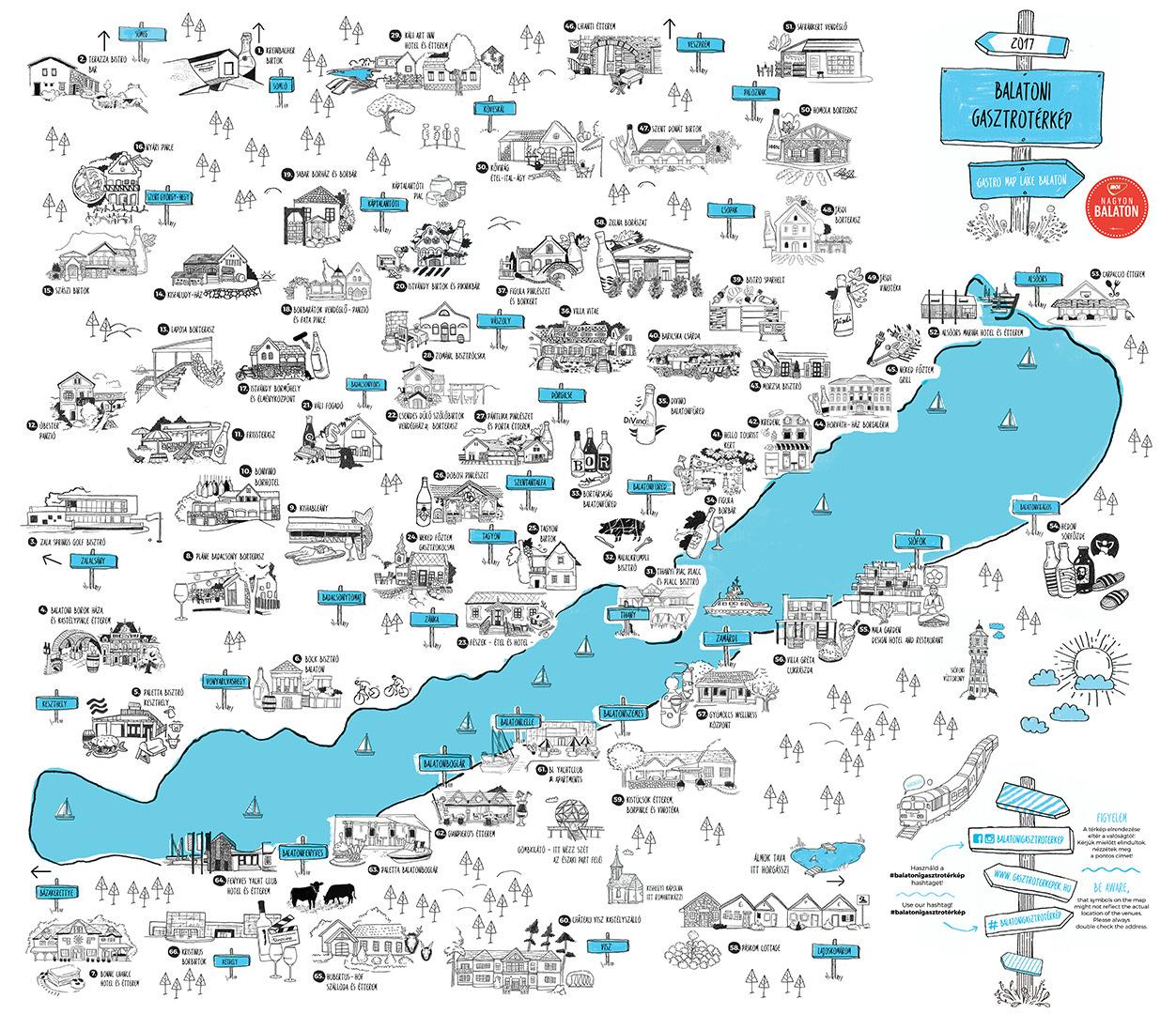 Balaton Gastro Map - Everything You Need To Know About The Lake