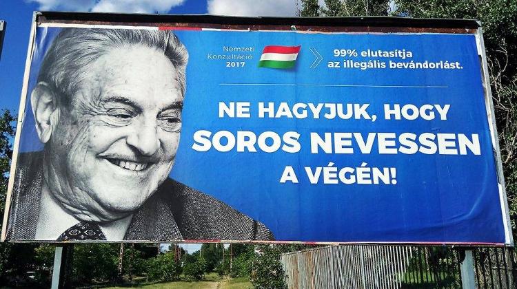 Jewish Federation Calls On Orbán To Drop Soros Billboard Campaign