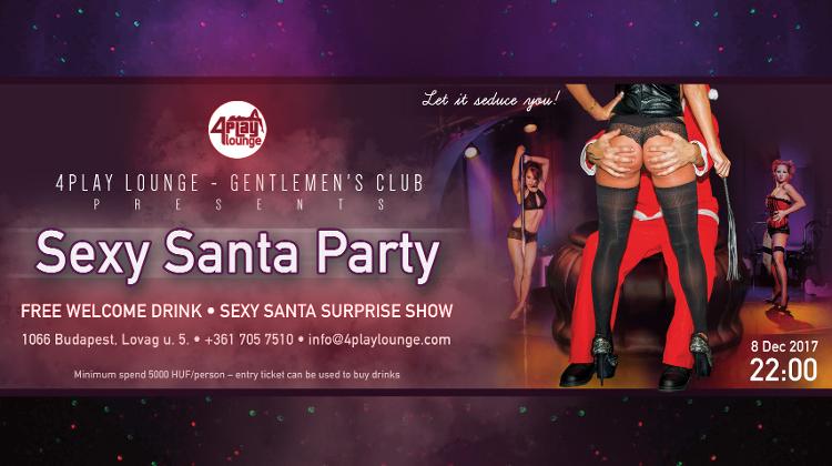 Sexy Santa Party @ 4Play Lounge, 8 December